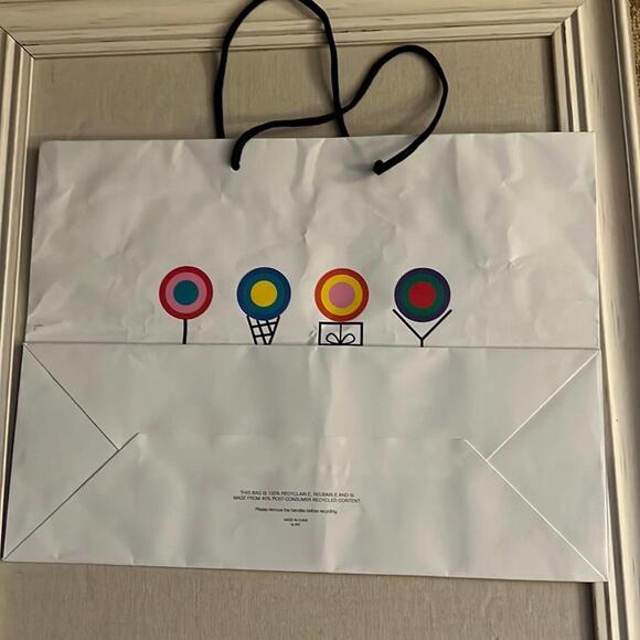 Designer shopping bags - set of 4 w KREWE sunglass box